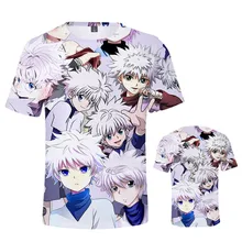 Hunter X Hunter Men's T-shirts Casual 3d T-shirt Tops Kawaii Hunter X Hunter Tshirt Homme Killua Zoldyck T-shirt Anime Tee Shirt
Hunter X Hunter Men's T-shirts Casual 3d T-shirt Tops Kawaii Hunter X Hunter Tshirt Homme Killua Zoldyck T-shirt Anime Tee Shirt