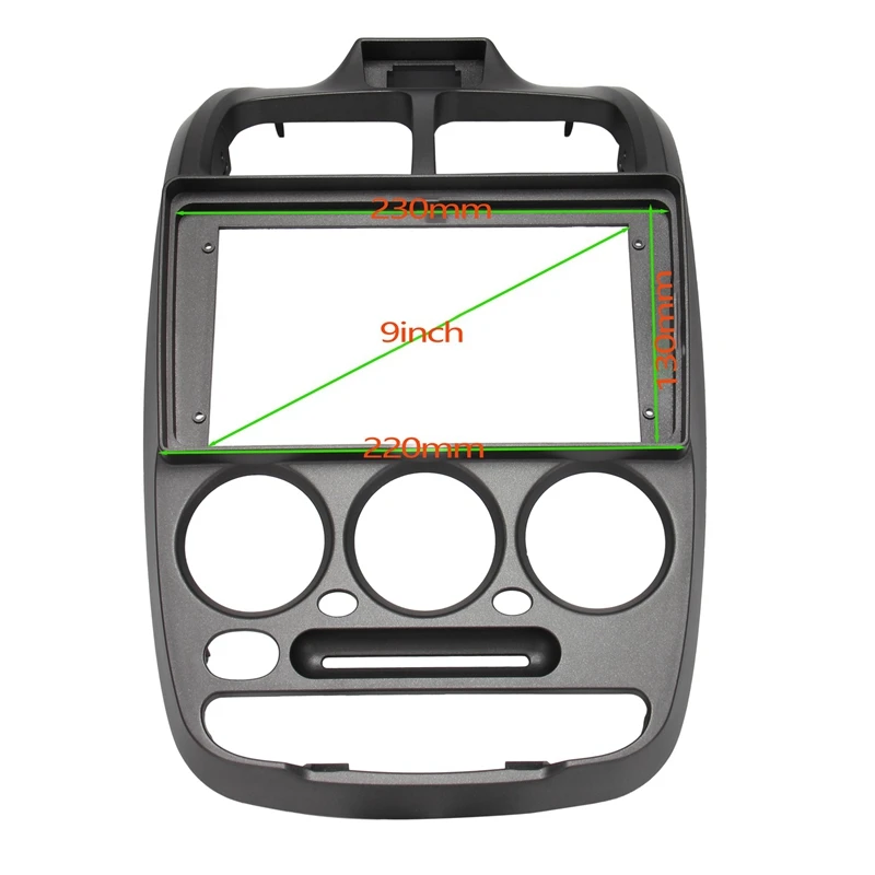 9-дюймовая Автомобильная стереомагнитола Fascia, аудиорамка, GPS-навигационная панель, рамка для DVD, адаптер для приборной панели для 1999 Hyundai Verna
9-дюймовая Автомобильная стереомагнитола Fascia, аудиорамка, GPS-навигационная панель, рамка для DVD, адаптер для приборной панели для 1999 Hyundai Verna