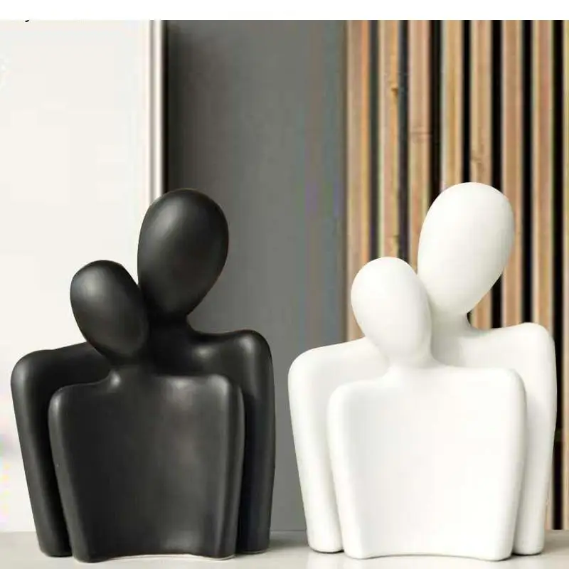 Modern Minimalist Couple Ornaments Abstract Ceramic Figures Crafts Statue Ornaments Living Room Home Decoration Accessories
Modern Minimalist Couple Ornaments Abstract Ceramic Figures Crafts Statue Ornaments Living Room Home Decoration Accessories