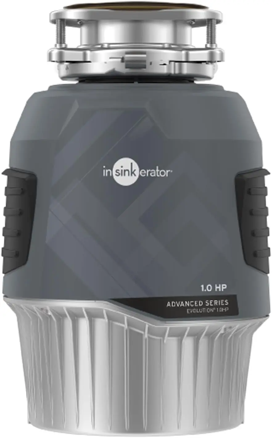 

InSinkErator EVOLUTION 1HP 1 HP, Современная серия непрерывного удаления мусора из пищевых отходов, серый цвет