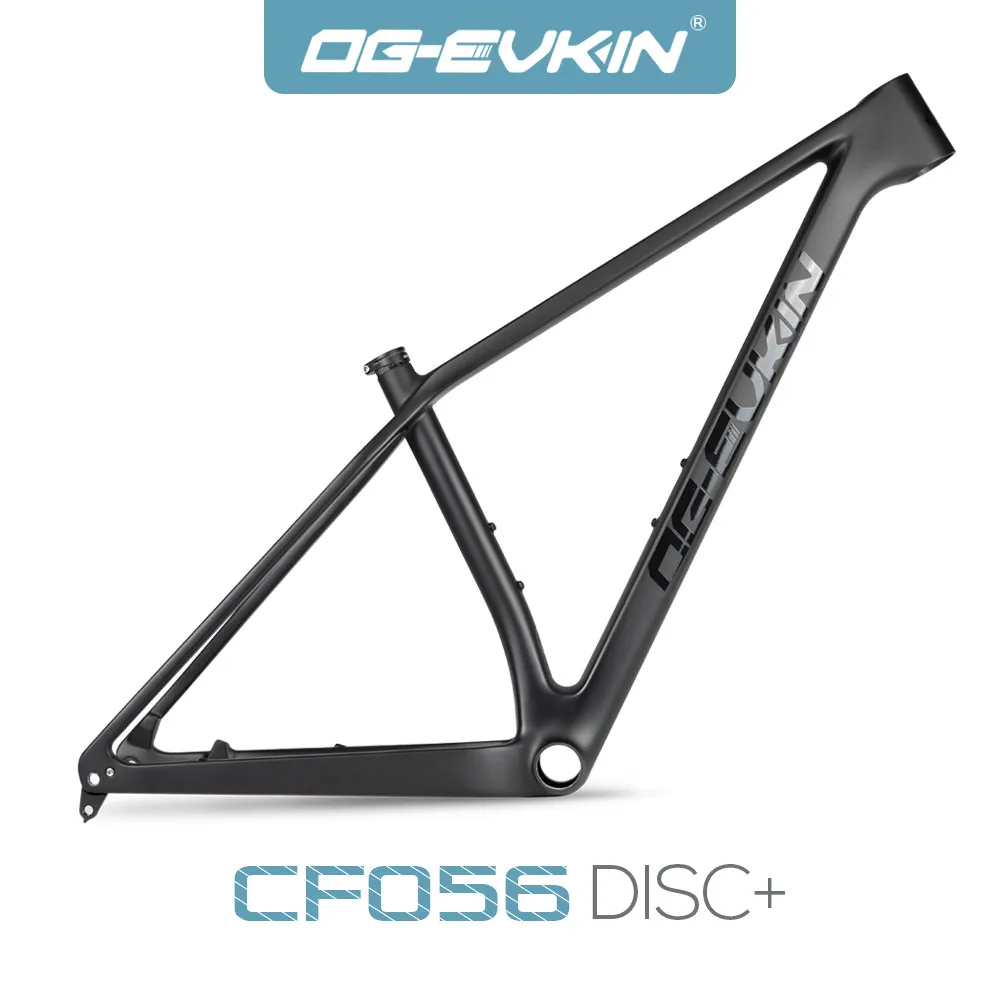OG-EVKIN CF056 Frame MTB 29 Carbon 148*12mm Boost Bike Straight Headtube 28.6mm BB92 Disc Brake Full Inner Cable Hardtail 2.4in
OG-EVKIN CF056 Frame MTB 29 Carbon 148*12mm Boost Bike Straight Headtube 28.6mm BB92 Disc Brake Full Inner Cable Hardtail 2.4in