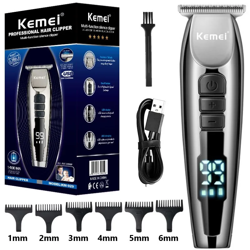 LCD Electric Hair Clipper Professional Shaver Beard Barber 0mm Hair Cutting Machine USB Rechargeable 3-speed adjustment
LCD Electric Hair Clipper Professional Shaver Beard Barber 0mm Hair Cutting Machine USB Rechargeable 3-speed adjustment