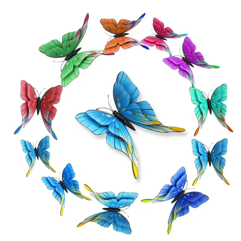 12PCS Butterfly Wall Home Decorations 3D Magnet Butterflies Stickers Bedroom Living Room Home Decoration Applique Wedding Decor
12PCS Butterfly Wall Home Decorations 3D Magnet Butterflies Stickers Bedroom Living Room Home Decoration Applique Wedding Decor