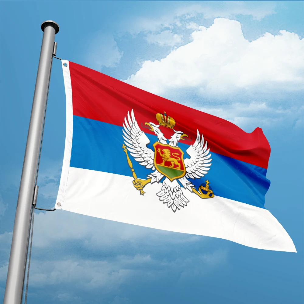 Kingdom of Montenegro Flag 3ft x 5ft Polyester Banner Flying 90* 150cm Double Penetration Custom Outdoor Indoor Fine Sewing
Kingdom of Montenegro Flag 3ft x 5ft Polyester Banner Flying 90* 150cm Double Penetration Custom Outdoor Indoor Fine Sewing