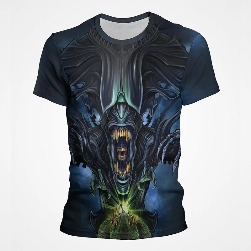 Alien 3D Printed T-shirt Men Clothes Summer Fashion Casual T Shirt Boys Exquisite pattern Round neck Streetwear Oversized Tops
Alien 3D Printed T-shirt Men Clothes Summer Fashion Casual T Shirt Boys Exquisite pattern Round neck Streetwear Oversized Tops