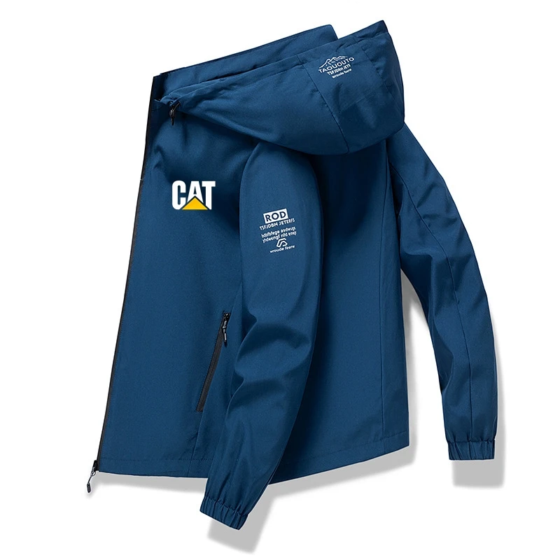 

2024 CAT Men's Waterproof Hiking Jacket Women Windbreaker Camping Hunting Running Trekking Fishing Coats Outdoor Sport