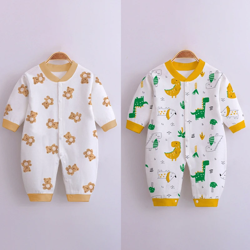 Осенне-зимний детский комбинезон, осенний модный теплый комбинезон с длинными рукавами для новорожденных мальчиков и девочек 
Осенне-зимний детский комбинезон, осенний модный теплый комбинезон с длинными рукавами для новорожденных мальчиков и девочек