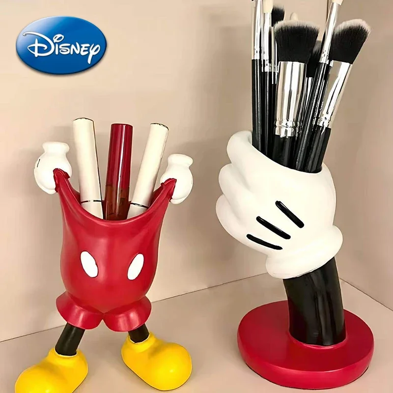 

Cartoon Creative Mickey Holding Vase Desktop Ornaments Home Bedroom Desk Personalized Creative Decorative Ornaments