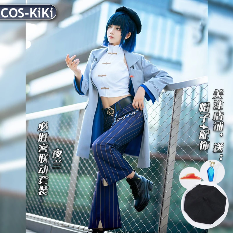 Костюм для косплея COS-KiKi Genshin Impact Yelan, мощная униформа для Хэллоуина, костюм для ролевых игр, женская повседневная одежда
Костюм для косплея COS-KiKi Genshin Impact Yelan, мощная униформа для Хэллоуина, костюм для ролевых игр, женская повседневная одежда