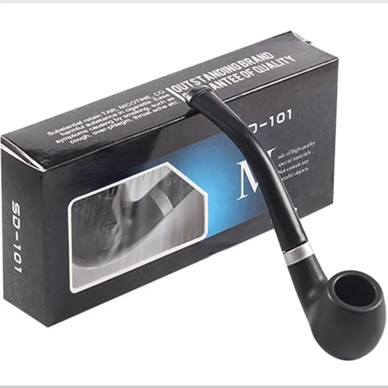 New Tobacco Bent Pipe Wooden Smoking Filter Grinder Handheld Herb Pipes Cleaning Durable Cigarette Accessories Men's Gift
New Tobacco Bent Pipe Wooden Smoking Filter Grinder Handheld Herb Pipes Cleaning Durable Cigarette Accessories Men's Gift