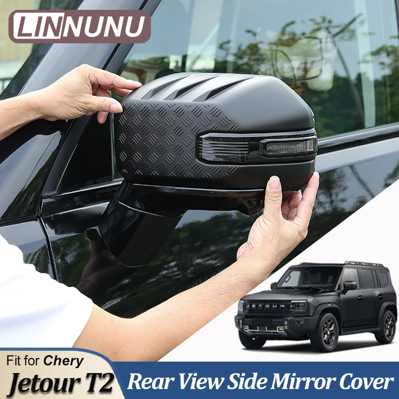 LINNUNU Fit for Chery Jetour Traveller Jetour T2 ABS Rear View Side Mirror Cover Supplies Exterior Reverse Mirror Shell Sticker
LINNUNU Fit for Chery Jetour Traveller Jetour T2 ABS Rear View Side Mirror Cover Supplies Exterior Reverse Mirror Shell Sticker