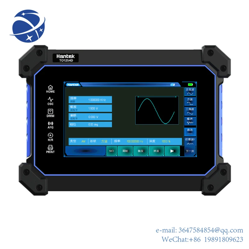 Yun YiHantek Multi-function Full Touch Screen Tablet Digital Oscilloscope TO1112 8M Storage
Yun YiHantek Multi-function Full Touch Screen Tablet Digital Oscilloscope TO1112 8M Storage