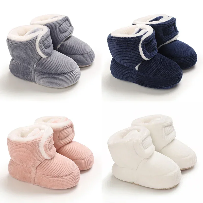 Baby Fleece Booties Baby Boy Girls Soft Sole Non-slip Booties Cozy Fleece Winter Thermal Newborn Infant First Walking Baby Shoes
Baby Fleece Booties Baby Boy Girls Soft Sole Non-slip Booties Cozy Fleece Winter Thermal Newborn Infant First Walking Baby Shoes