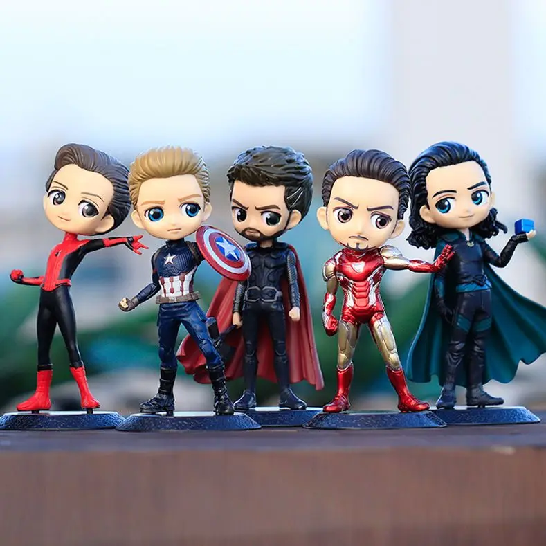 New Disney Animation Marvel Spider-Man Iron Man Thor Captain Q Posket Action Figure Toy Model Ornament Children's Birthday Gift
New Disney Animation Marvel Spider-Man Iron Man Thor Captain Q Posket Action Figure Toy Model Ornament Children's Birthday Gift