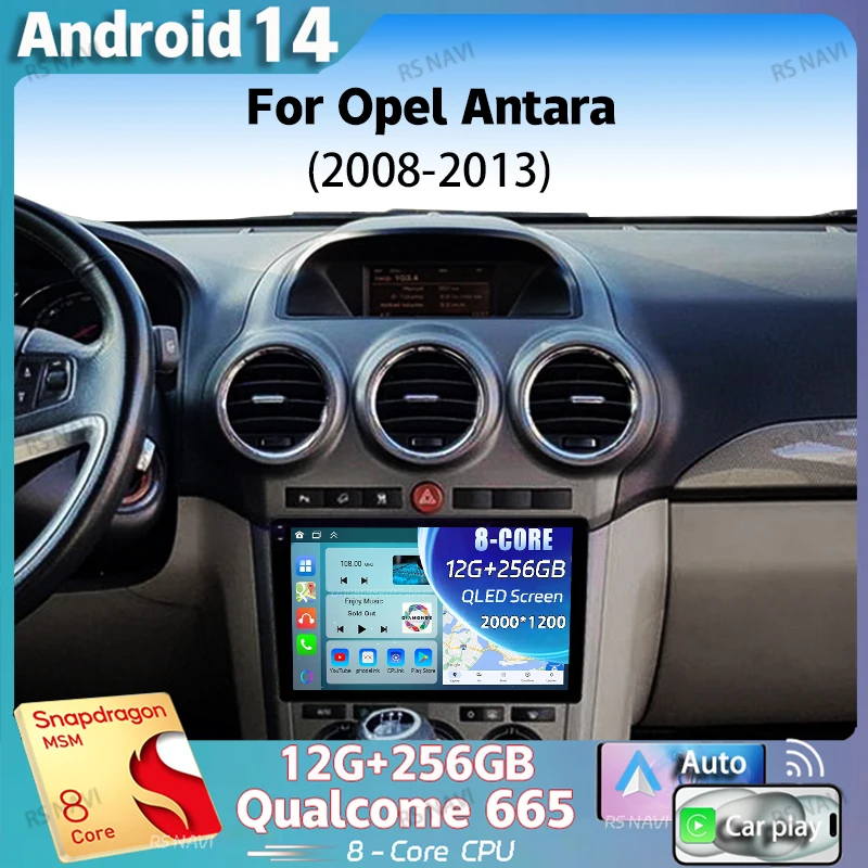 Android 14 For Opel Antara 2008 - 2013 2K QLED Android Car Radio Multimedia Video Player GPS Stereo CarPlay 4G Head Unit
Android 14 For Opel Antara 2008 - 2013 2K QLED Android Car Radio Multimedia Video Player GPS Stereo CarPlay 4G Head Unit