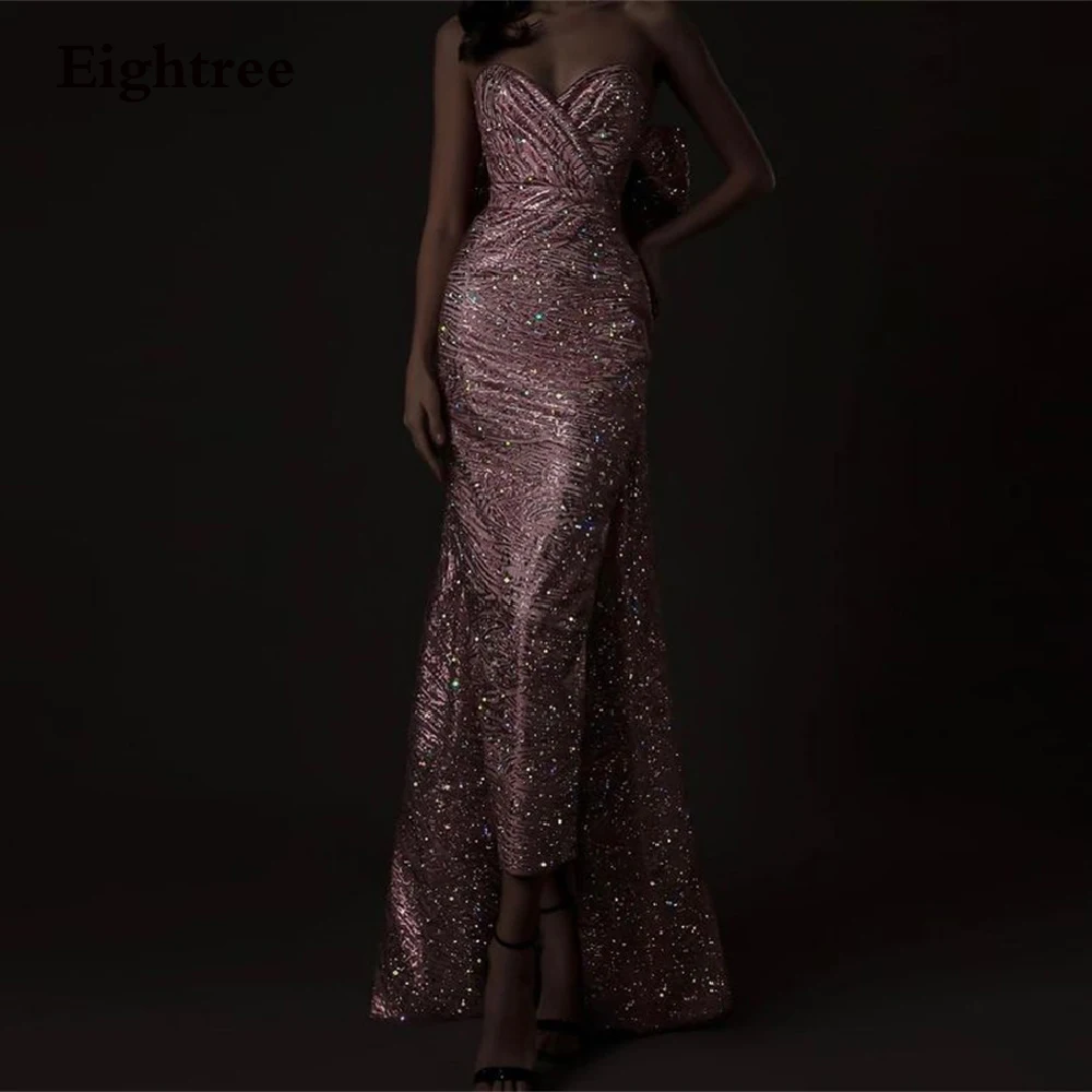 Pink Sparkly Sexy Back Bow Long Backless Formal Evening Dress Shiny Sweetheart Sleeveless Prom Nigh Club Dresses Party Gowns
Pink Sparkly Sexy Back Bow Long Backless Formal Evening Dress Shiny Sweetheart Sleeveless Prom Nigh Club Dresses Party Gowns