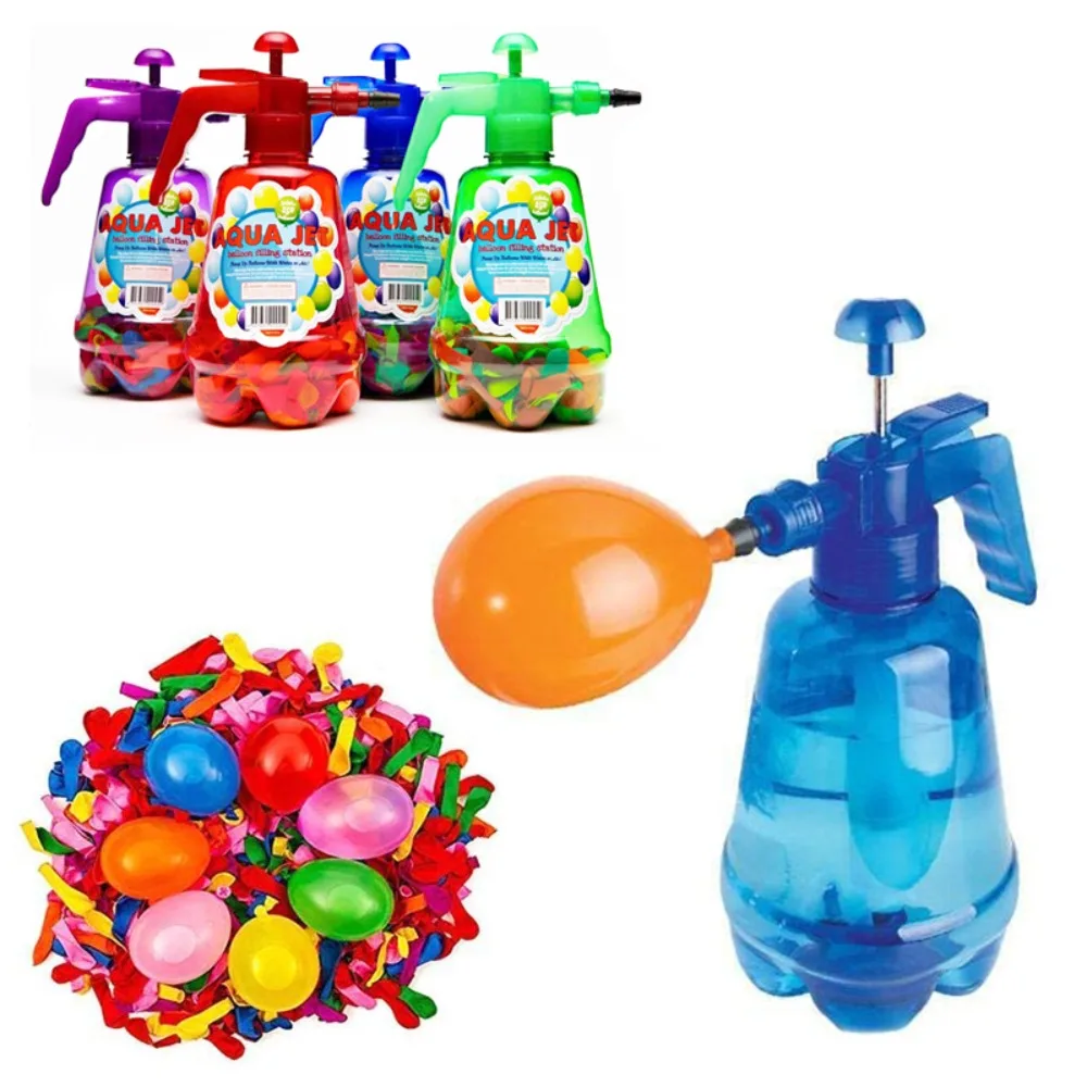 

Пластиковый водяной насос для воздушных шаров с автоматическим завязыванием уличных игрушек, воздушные шары для всей семьи, водные игры, портативные уличные забавы