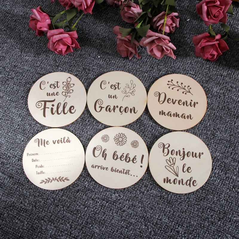 6 Pcs/Set Handmade Baby Milestone Cards Infants Birth Growth Album Photography Props Newborn Monthly Recording Cards
6 Pcs/Set Handmade Baby Milestone Cards Infants Birth Growth Album Photography Props Newborn Monthly Recording Cards