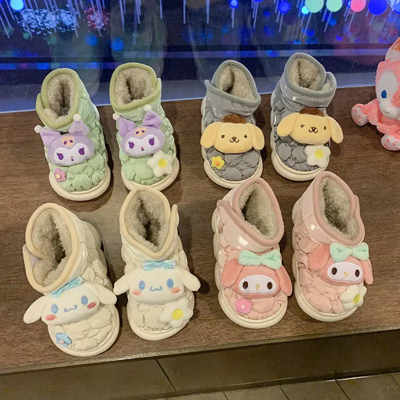 Anime Cinnamoroll Kids Boots Y2K Winter Girl Plush Slippers Cute Sanrio Kuromi Figuret Sweet Warm Non Slip Shoes Christmas Gift
Anime Cinnamoroll Kids Boots Y2K Winter Girl Plush Slippers Cute Sanrio Kuromi Figuret Sweet Warm Non Slip Shoes Christmas Gift