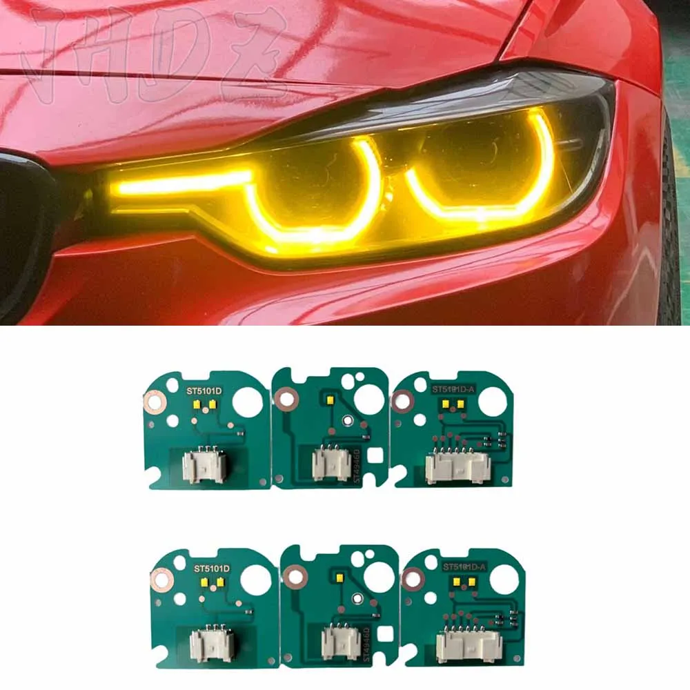 

New Led Chips Yellow DRL Angel Eyes Daylight Source For BMW F30 F31 320i 328i 330i 340i LED Headlight Daytime Running Light