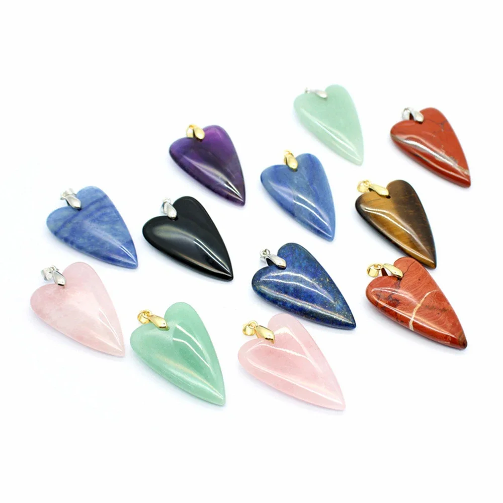 Mineraali Heart-Shaped Crystals Natural Gemstone Pendants Women Simple Necklaces Pink Quartz Clear Reiki Healing Amethyst Stones
Mineraali Heart-Shaped Crystals Natural Gemstone Pendants Women Simple Necklaces Pink Quartz Clear Reiki Healing Amethyst Stones