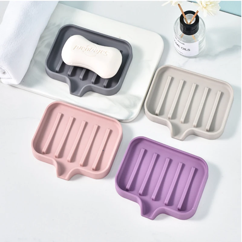 Silicone Soap Holder Soap Drain Dish Bathroom Tilt Drain Soap Elastic Bathroom Soap Storage Box Bathroom Accessories
Silicone Soap Holder Soap Drain Dish Bathroom Tilt Drain Soap Elastic Bathroom Soap Storage Box Bathroom Accessories
