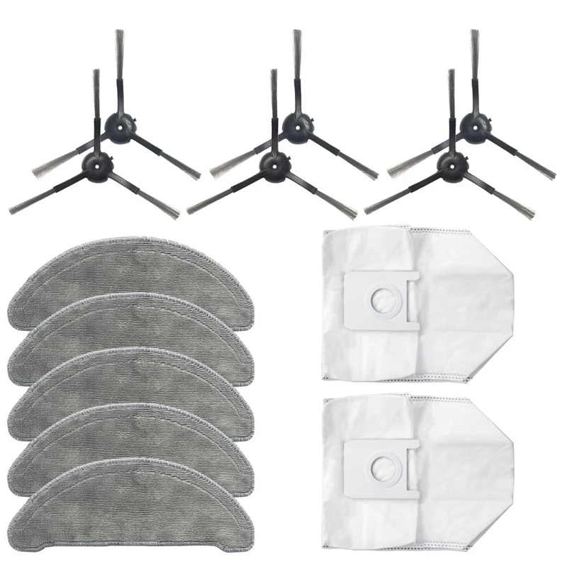 Сменные аксессуары для ROIDMI EVE Plus Запчасти для робота-пылесоса пылевые мешки, боковая щетка, тряпка для швабры 
Сменные аксессуары для ROIDMI EVE Plus Запчасти для робота-пылесоса пылевые мешки, боковая щетка, тряпка для швабры