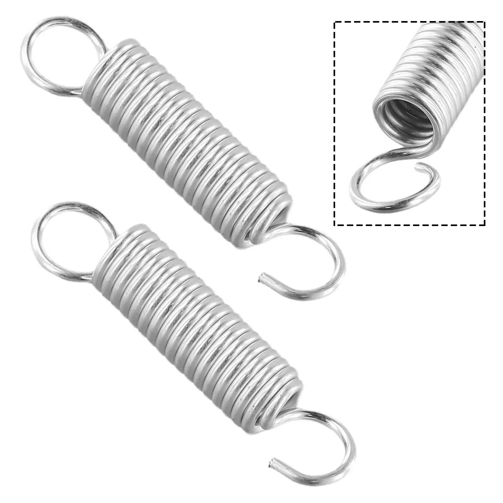 High Quality Bike Tensile Spring Side Stand Spring 2PCS 304 Stainless Steel 70MM Corrosion Resistance Expansion
High Quality Bike Tensile Spring Side Stand Spring 2PCS 304 Stainless Steel 70MM Corrosion Resistance Expansion