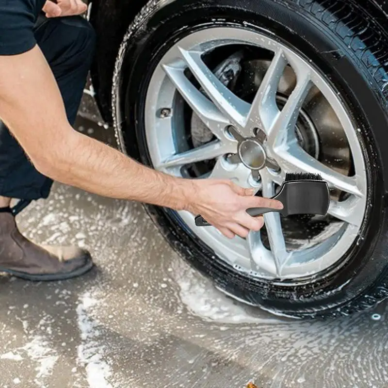 Car Wash Brush Auto Wheel Cleaning Brushes Car Care Black Brush Tire Rim Brush Cleaner Bristles Washing Brush Multipurpose Use
Car Wash Brush Auto Wheel Cleaning Brushes Car Care Black Brush Tire Rim Brush Cleaner Bristles Washing Brush Multipurpose Use