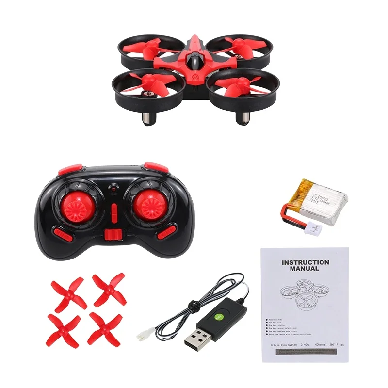 

Mini 2.4G 4CH 4-Axis Gyro NH-010 RC Drone Quadcopter PK Eachine E-010 JJRC H36 Headless Mode UFO Aircraft W Extra Batteries DIY