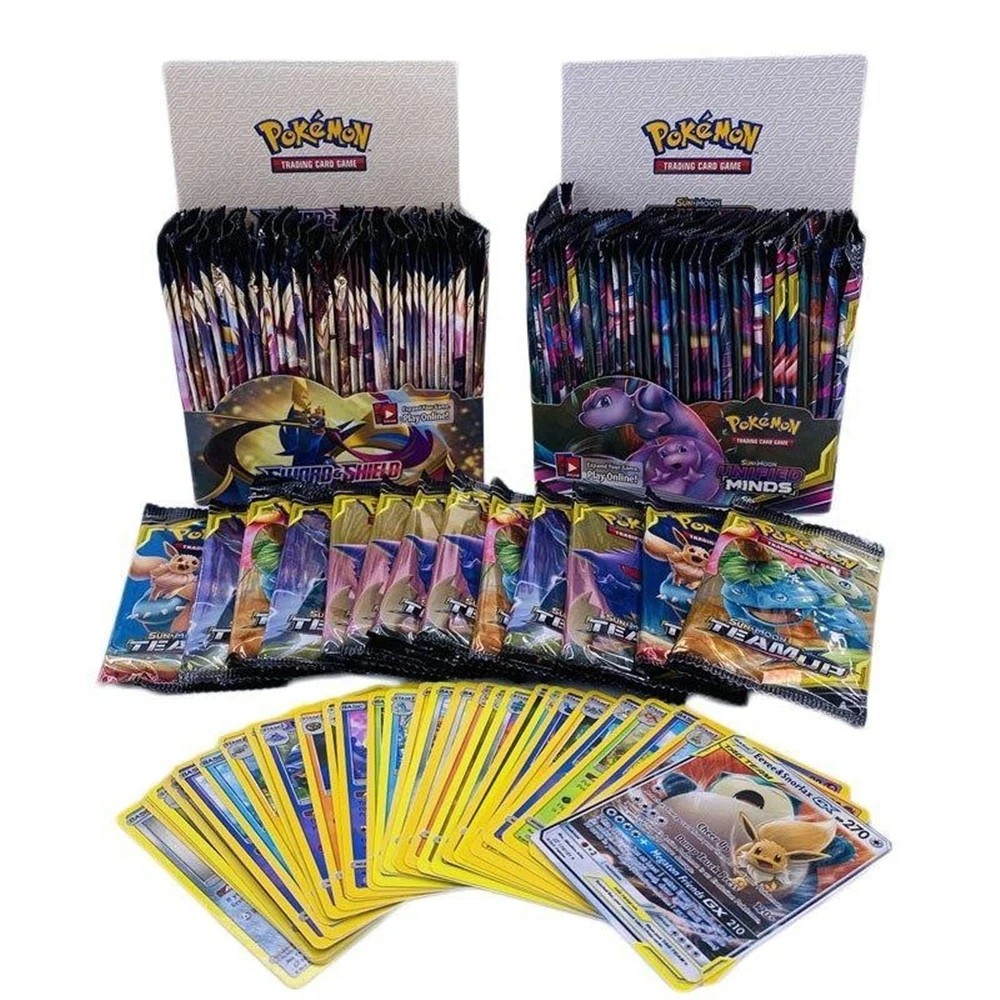 324Pcs Box Pokemon Card GX Tag Team Vmax EX Mega Booster Battle Carte Trading Card Game Collection Cards Toys Kids Gifts
324Pcs Box Pokemon Card GX Tag Team Vmax EX Mega Booster Battle Carte Trading Card Game Collection Cards Toys Kids Gifts