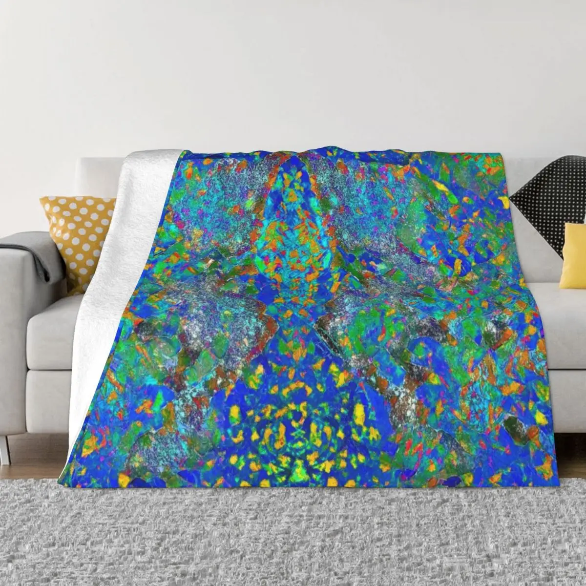 The Luminous Garden, Abstract Artwork Throw Blanket Furry Fluffy Shaggy Blankets
The Luminous Garden, Abstract Artwork Throw Blanket Furry Fluffy Shaggy Blankets