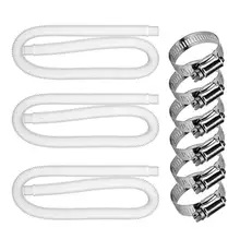 Swimming Pool Replacement Hose And Clamp Pool Filter Pump Replacement Hose Compatible For 300GPH 330GPH Pump
Swimming Pool Replacement Hose And Clamp Pool Filter Pump Replacement Hose Compatible For 300GPH 330GPH Pump