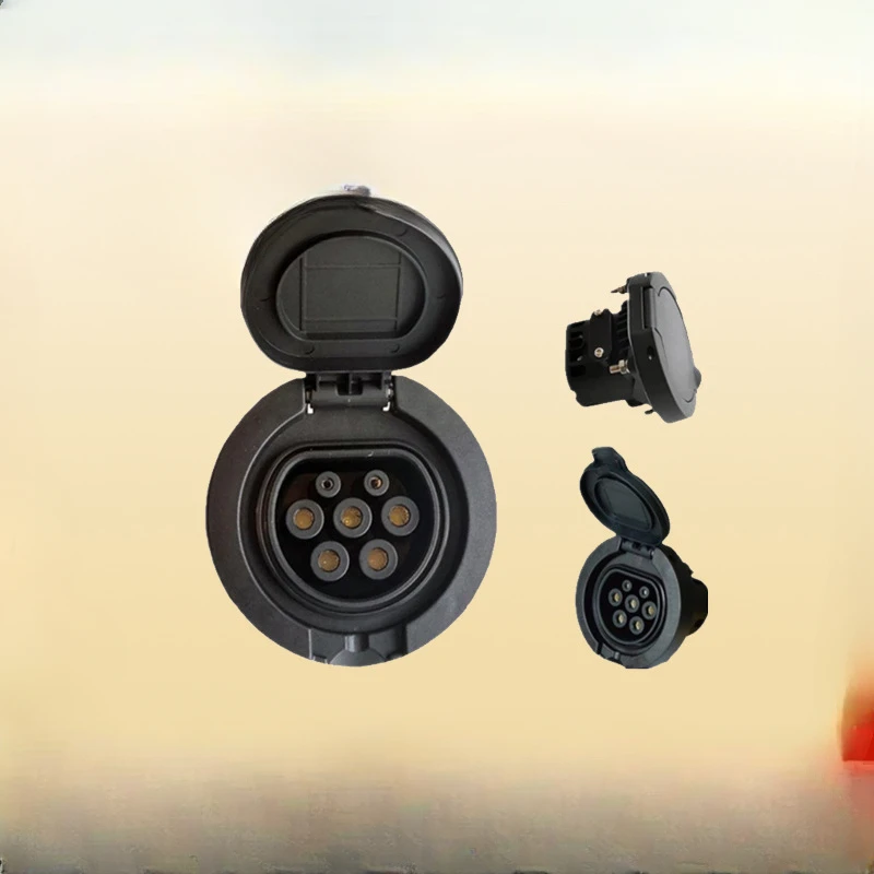 New energy vehicle European standard AC pile end charging socket 32A single-phase three-phase pile end socket IEC62196
New energy vehicle European standard AC pile end charging socket 32A single-phase three-phase pile end socket IEC62196