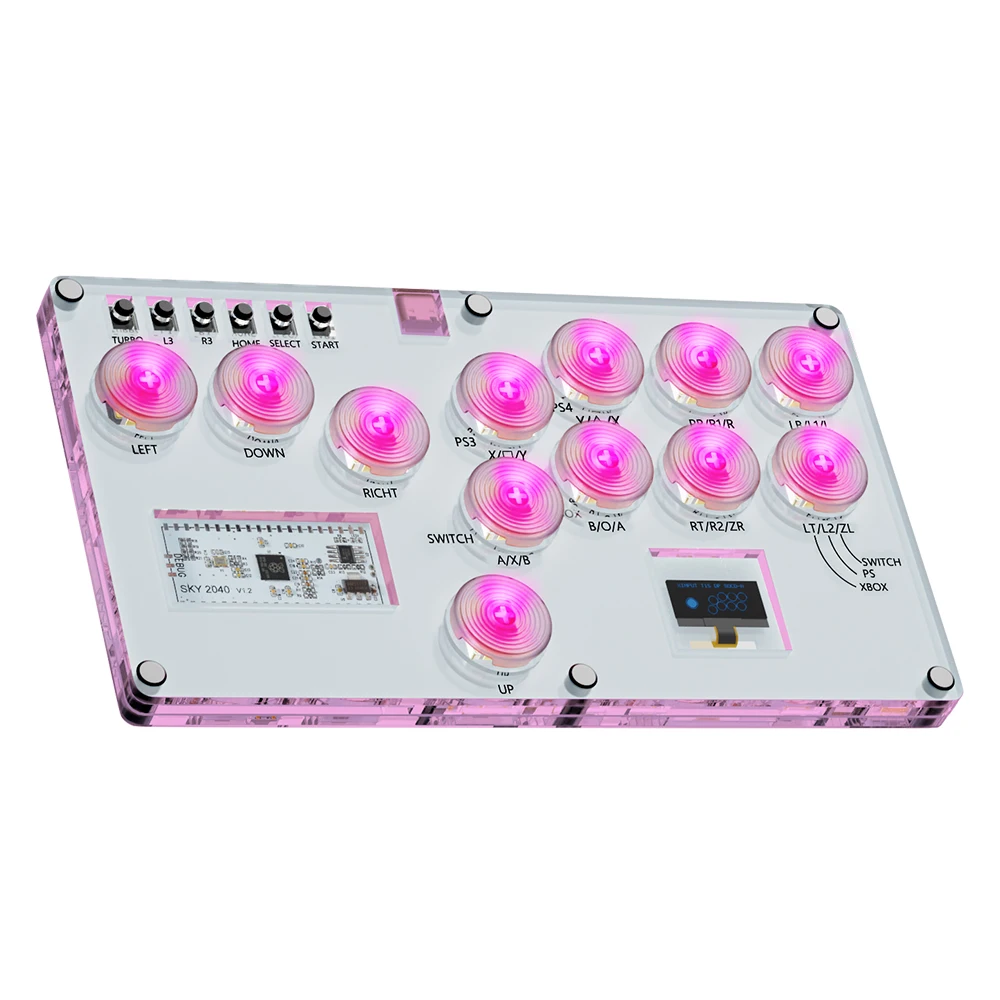 SKY2040 HITBOX 12 клавиш файтинг Аркадный Игровой контроллер без джойстика игровая клавиатура поддерживает горячую замену для/переключатель/ПК/PS3/PS4
SKY2040 HITBOX 12 клавиш файтинг Аркадный Игровой контроллер без джойстика игровая клавиатура поддерживает горячую замену для/переключатель/ПК/PS3/PS4