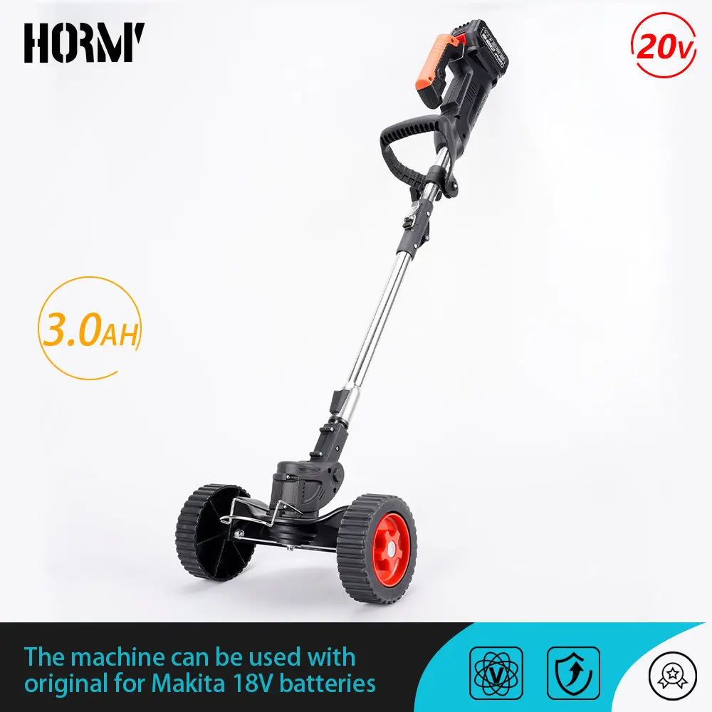 

Electric Cordless Grass Trimmer Portable Lawn Mower Adjustable Cutter Weeder Pruning No Battery Gardening Tool For Makita 18V