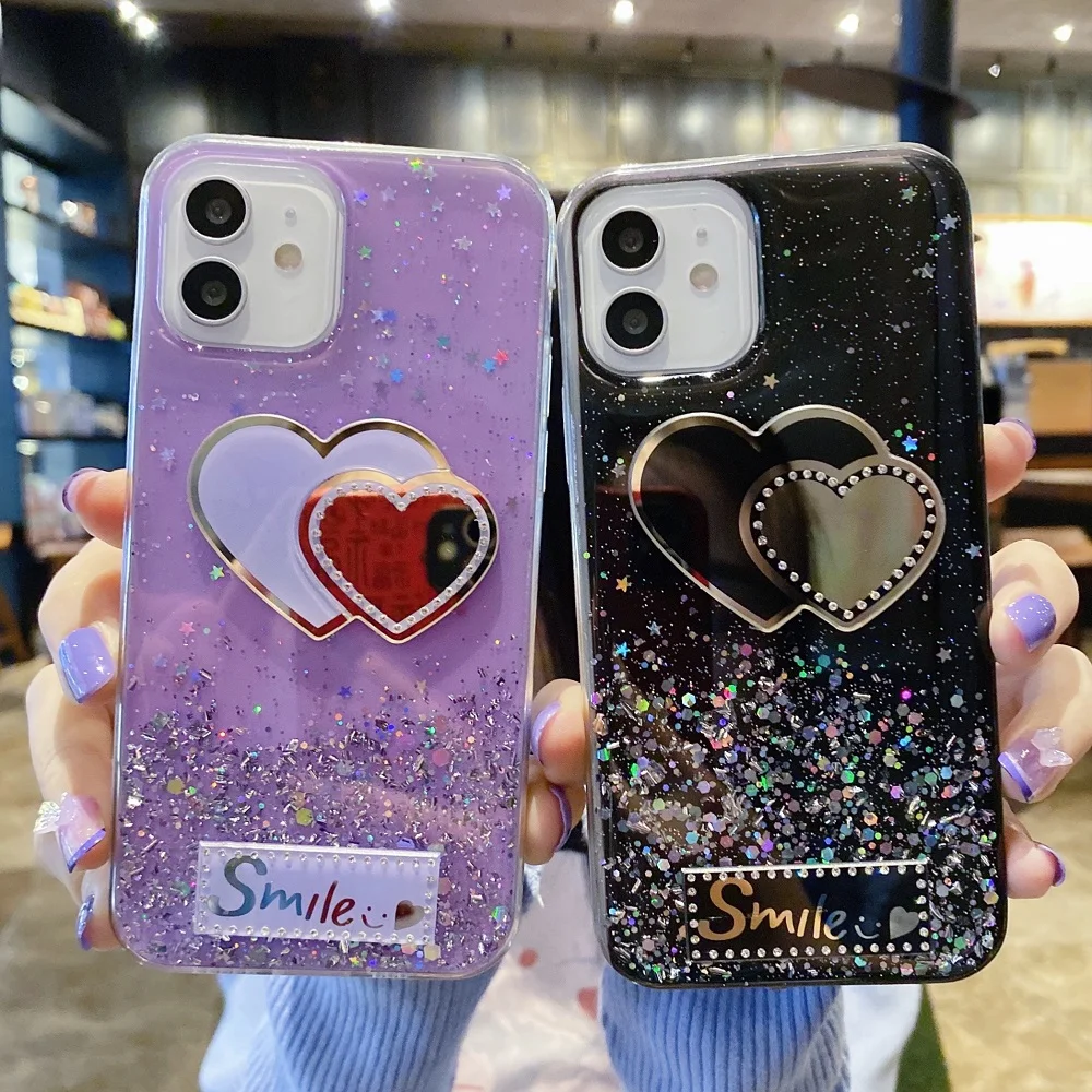 Glitter Case for Samsung M52 M21 M31 M30S M31S Case for Samsung S22 Ultra A7 A6 A8 Plus 2018 Case Love Heart Mirror Soft Cover
Glitter Case for Samsung M52 M21 M31 M30S M31S Case for Samsung S22 Ultra A7 A6 A8 Plus 2018 Case Love Heart Mirror Soft Cover