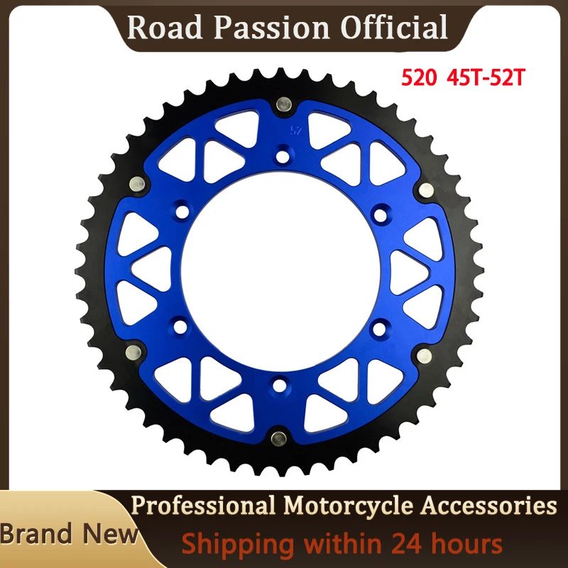 Motorcycle 45T~52T Rear Sprocket For YAMAHA WR250 WR125 YZ125 TTR230 YZ250 WR450 YZ450 WR400 YZ400 WR450R YZ450F YZ450R WR426
Motorcycle 45T~52T Rear Sprocket For YAMAHA WR250 WR125 YZ125 TTR230 YZ250 WR450 YZ450 WR400 YZ400 WR450R YZ450F YZ450R WR426