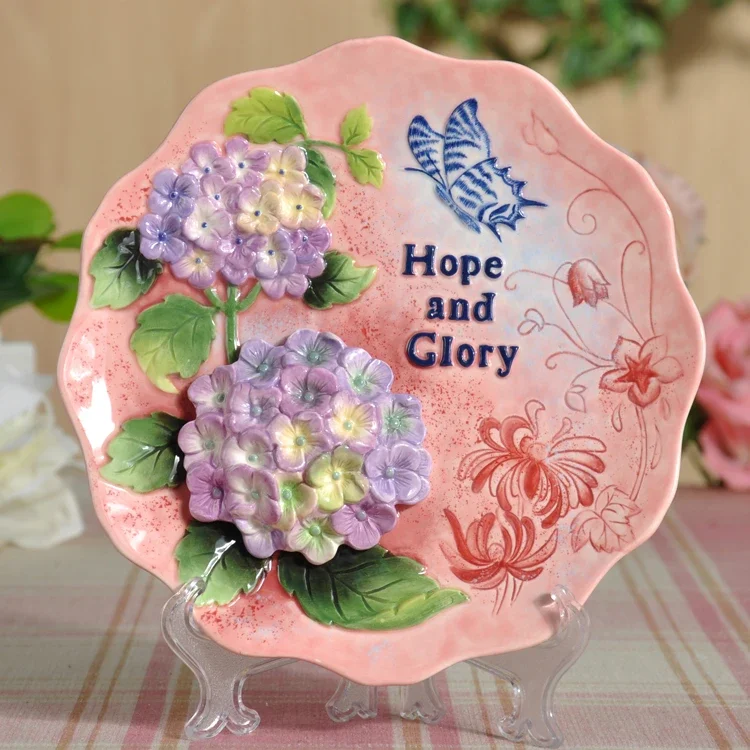 American Style Decorative Plate Rose Flower Porcelain Hanging Plate Home Furnishings Decoration Accessories Wedding Gifts
American Style Decorative Plate Rose Flower Porcelain Hanging Plate Home Furnishings Decoration Accessories Wedding Gifts