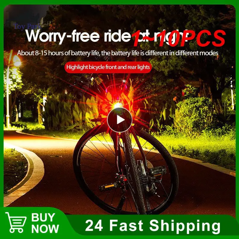 1~10PCS Taillight Aluminum Alloy Helmet Light Night Riding Warning Light Mountain Bike LED Headlight Taillight IPX4
1~10PCS Taillight Aluminum Alloy Helmet Light Night Riding Warning Light Mountain Bike LED Headlight Taillight IPX4