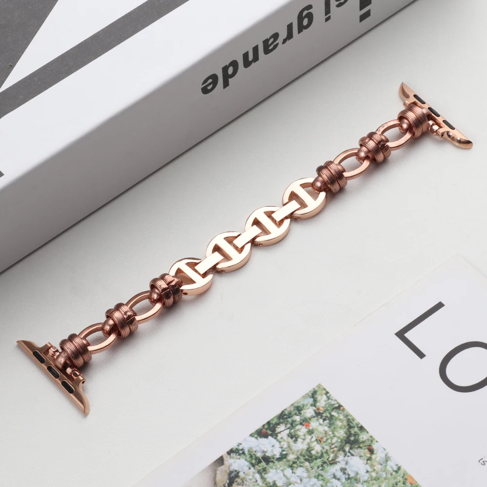 Metal strap For Apple watch Ultra 49mm 8 7 45mm 41mm Ladies Fashion Bracelet Wristband For iwatch series 6 5 4 SE 44mm 40mm 42mm
Metal strap For Apple watch Ultra 49mm 8 7 45mm 41mm Ladies Fashion Bracelet Wristband For iwatch series 6 5 4 SE 44mm 40mm 42mm