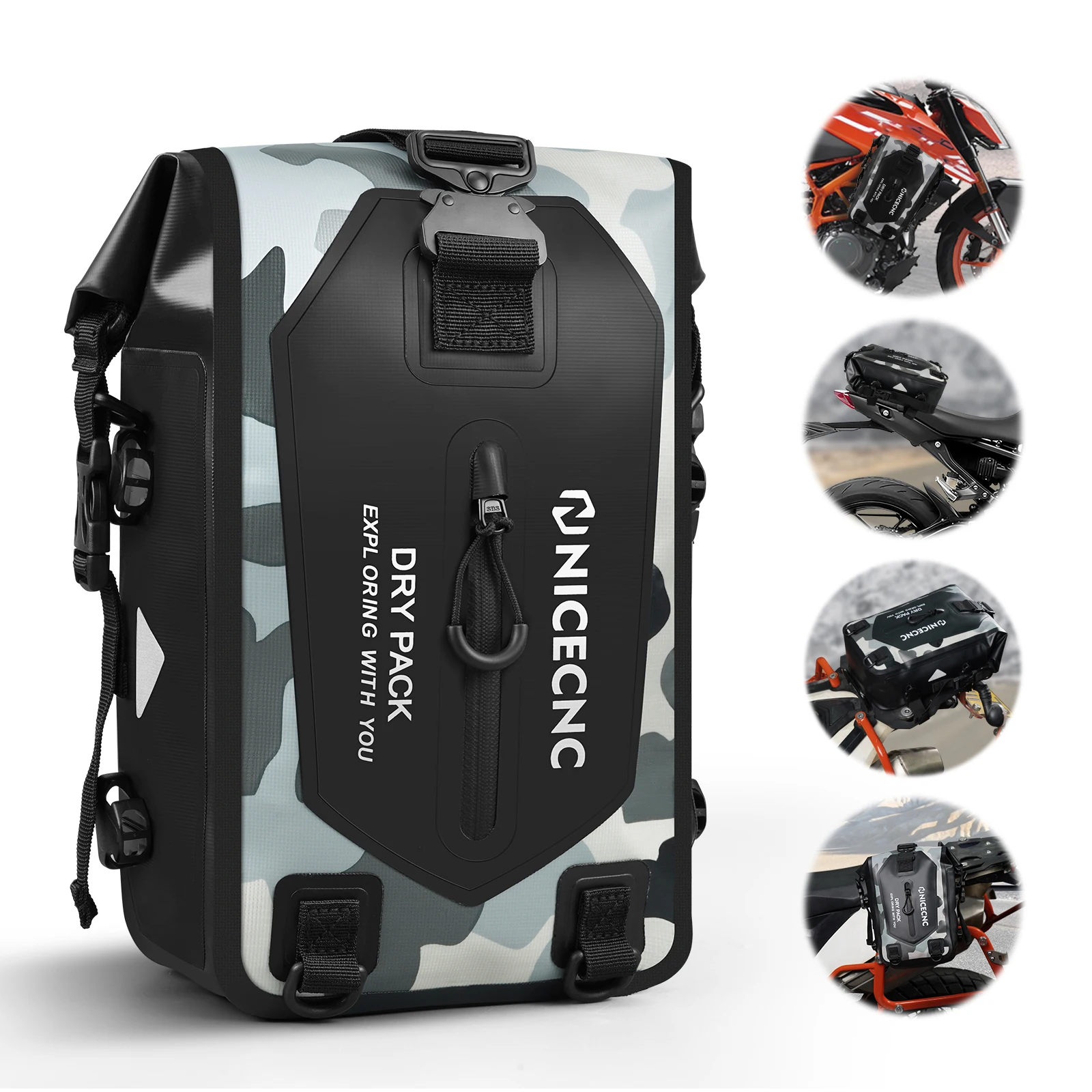 NICECNC Motorcycle Side Frame Bag for BMW R1200GS LC ADV 2004-2019 R1250GS LC 2019-2023 Waterproof Motorbike Crash Bar Saddlebag
NICECNC Motorcycle Side Frame Bag for BMW R1200GS LC ADV 2004-2019 R1250GS LC 2019-2023 Waterproof Motorbike Crash Bar Saddlebag