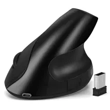 2.4G Wireless Vertical Ergonomic Optical Mouse Rechargeable Right Hand Silent Mouse for PC Laptop Computer 6 Buttons Mice
2.4G Wireless Vertical Ergonomic Optical Mouse Rechargeable Right Hand Silent Mouse for PC Laptop Computer 6 Buttons Mice