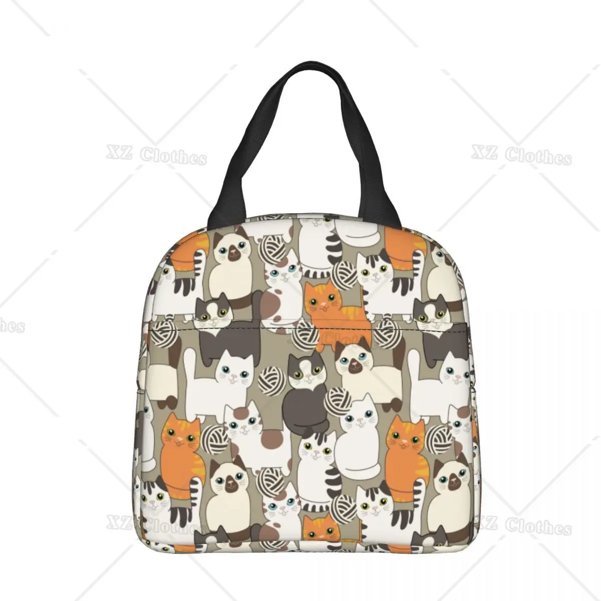 Cartoon Cat Insulated Lunch Bag Thermal Meal Container Siamese Cat Portable Lunch Box for Men Women Kids Picnic Beach Outdoor
Cartoon Cat Insulated Lunch Bag Thermal Meal Container Siamese Cat Portable Lunch Box for Men Women Kids Picnic Beach Outdoor