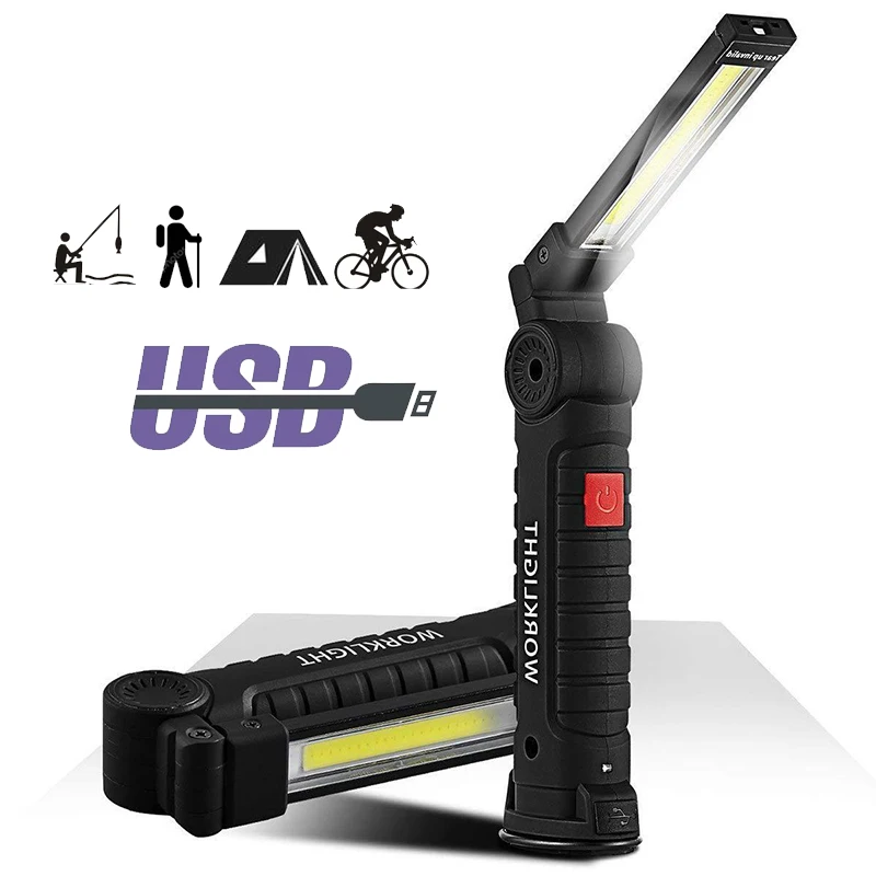 100000 Lumens USB Rechargeable Built-in Battery Light Pack 175A Foldable COB Work Light LED Camping Fishing Bright Flashlight
100000 Lumens USB Rechargeable Built-in Battery Light Pack 175A Foldable COB Work Light LED Camping Fishing Bright Flashlight