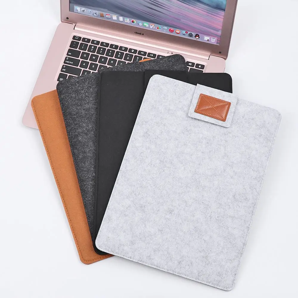 Wool Felt Ultra Thin Laptop Sleeve Case For Macbook Air Pro Ultrabook For 11/13/15 inch Anti-Scratch Wool Felt Soft Bag Cover
Wool Felt Ultra Thin Laptop Sleeve Case For Macbook Air Pro Ultrabook For 11/13/15 inch Anti-Scratch Wool Felt Soft Bag Cover
