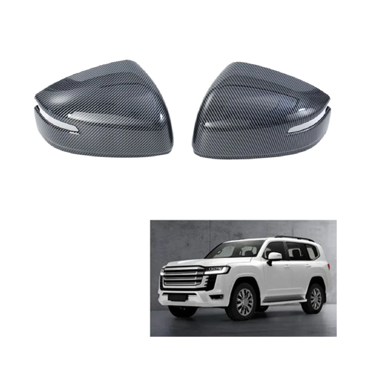 Стильная зеркальная накладка из углеродного волокна для Toyota Land Cruiser LC300 2022 2023, автомобильные аксессуары
Стильная зеркальная накладка из углеродного волокна для Toyota Land Cruiser LC300 2022 2023, автомобильные аксессуары