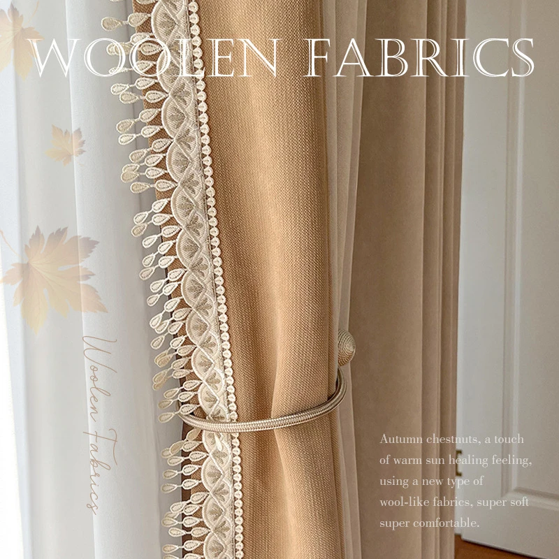Custom Size Fashion Orange Thicken Luxury Fabric Curtains for Living Room Bedroom Dining Blackout White Tulle Window Elegant
Custom Size Fashion Orange Thicken Luxury Fabric Curtains for Living Room Bedroom Dining Blackout White Tulle Window Elegant