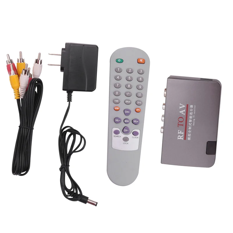 RF to AV Converter,Channel Selector,Booster,Cable TV to Projection TV,Video Port Supports Full System AC110-240V US Plug
RF to AV Converter,Channel Selector,Booster,Cable TV to Projection TV,Video Port Supports Full System AC110-240V US Plug