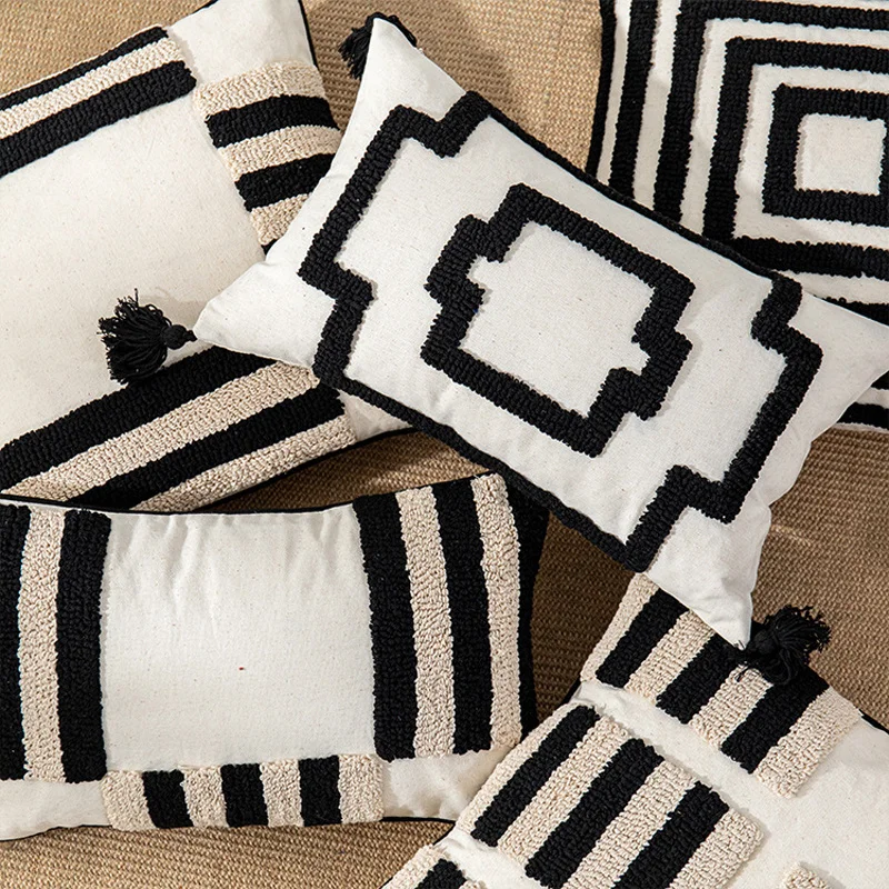 Tassels Tufted Solid Color Cotton Cushion Cover European & American Style Line Plush Pillow Case Handmade Home Decoration MT60
Tassels Tufted Solid Color Cotton Cushion Cover European & American Style Line Plush Pillow Case Handmade Home Decoration MT60